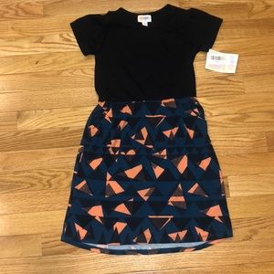 NWT. LulaRoe girls Mae dress.  Size: 8